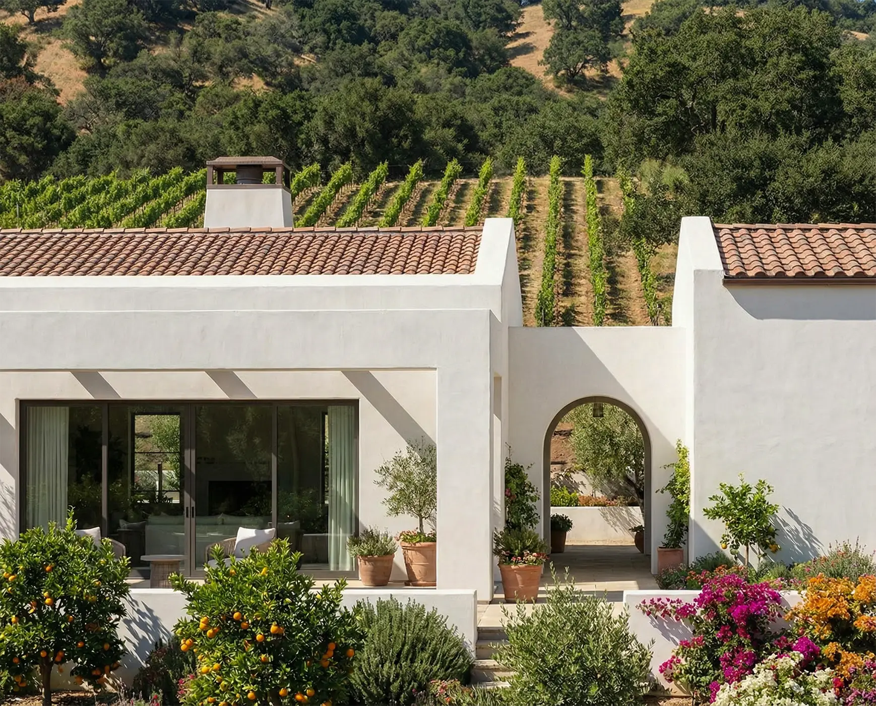 A photo of the entrance of the Melonera winery in Ronda